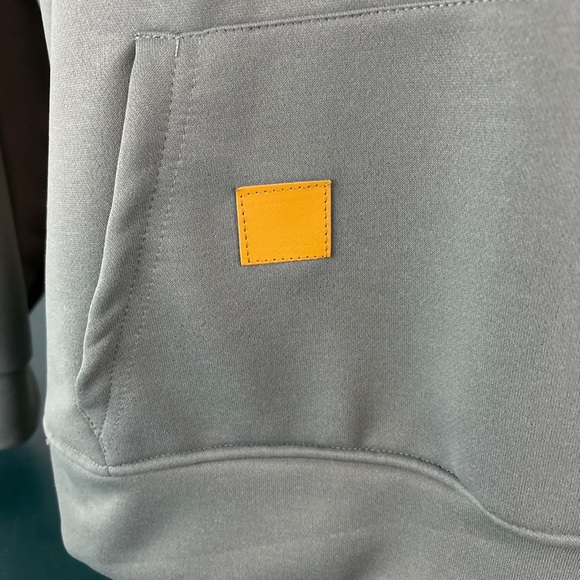 Men's Tactical Hoodies Green Pockets 1/4 Zip Military Sweatshirt 2XL (897) - Picture 4 of 9